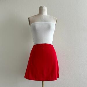 Vintage Lili's of Beverly Hills red mini skirt